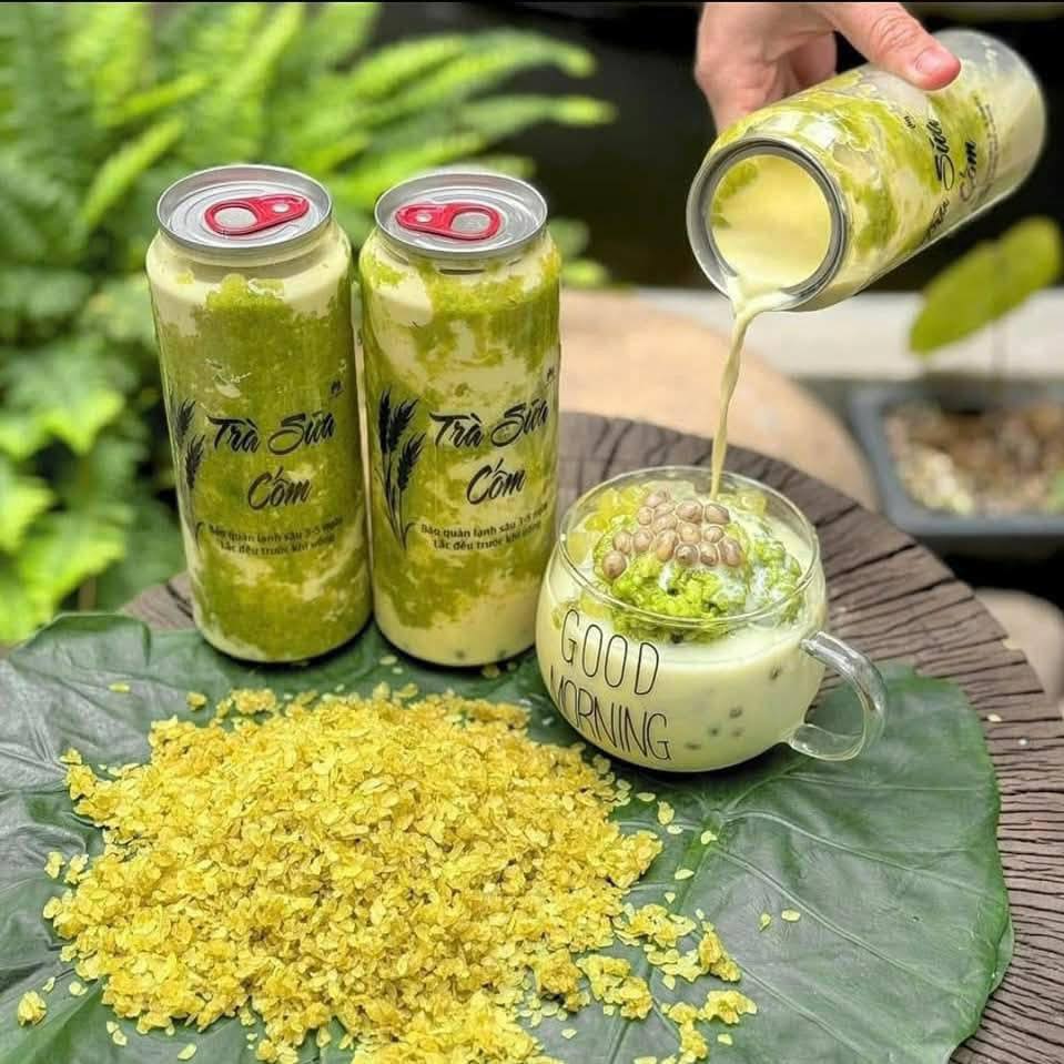 Trà sữa cốm