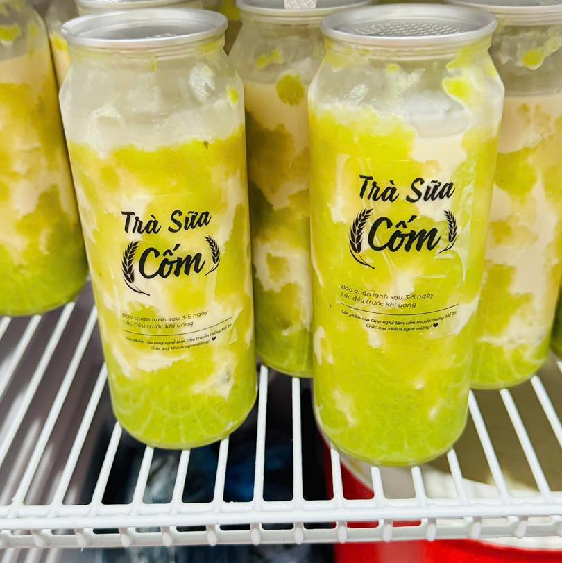 Trà sữa cốm