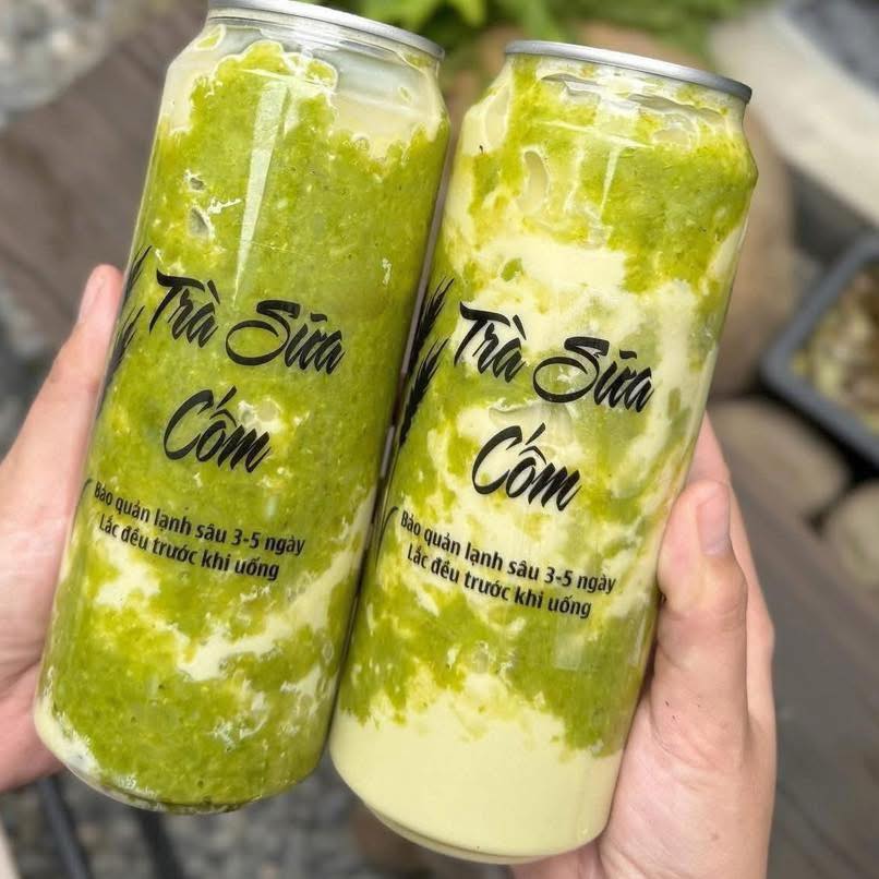 Trà sữa cốm